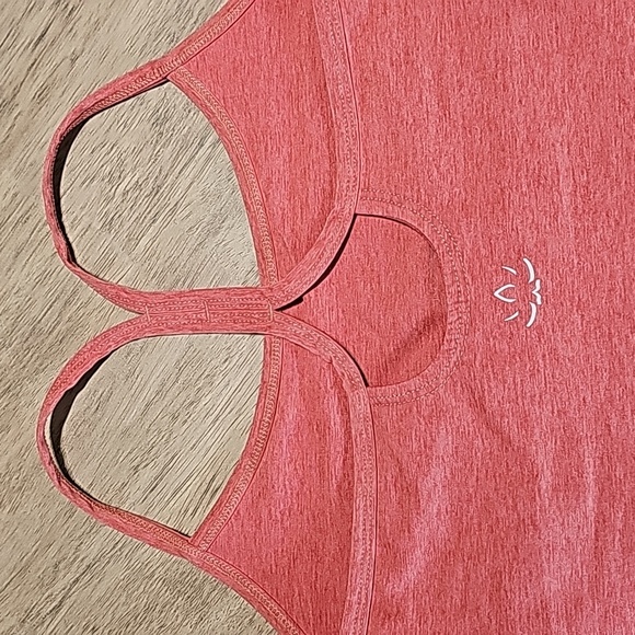 Beyond Yoga Orange Spacedye Slim Racerback Cropped Tank Size Medium - Picture 3 of 7